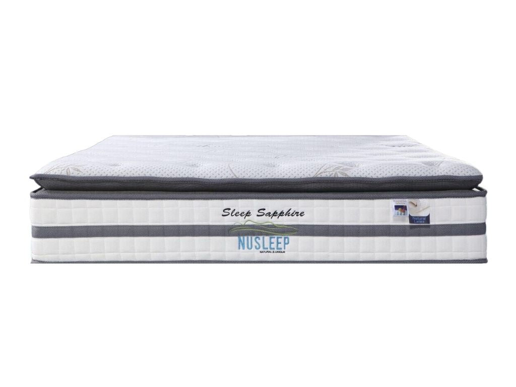 Nusleep Sapphire Pocket Spring Mattress Natural Latex Pillow Top