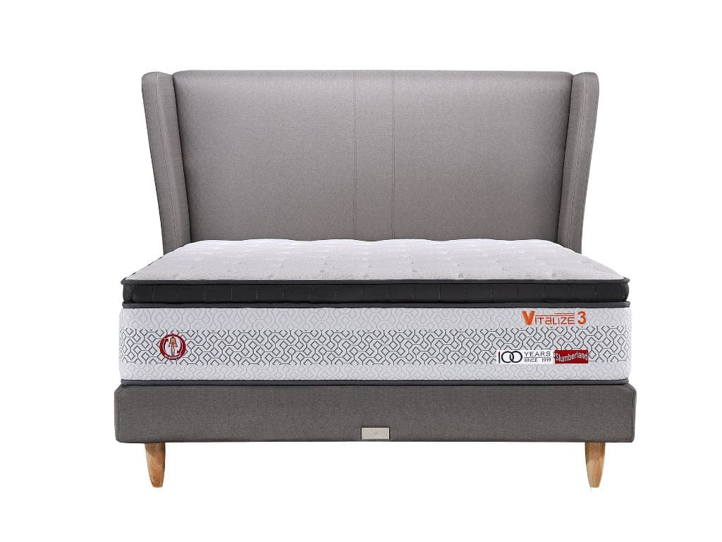 Slumberland Vitalize 3 Pocket Spring Mattress with Box Top (13 inch)-Slumberland-Sleep Space